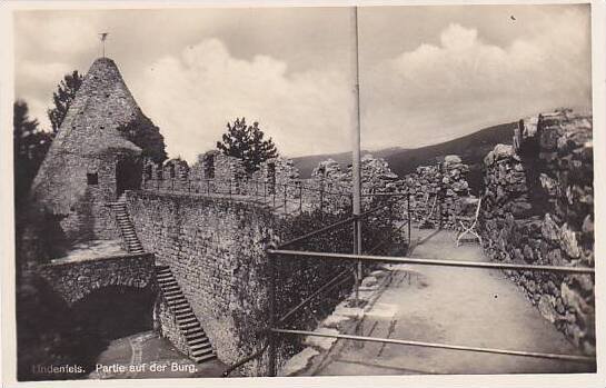 Germany Lindenfels Partie auf der Burg Real Photo