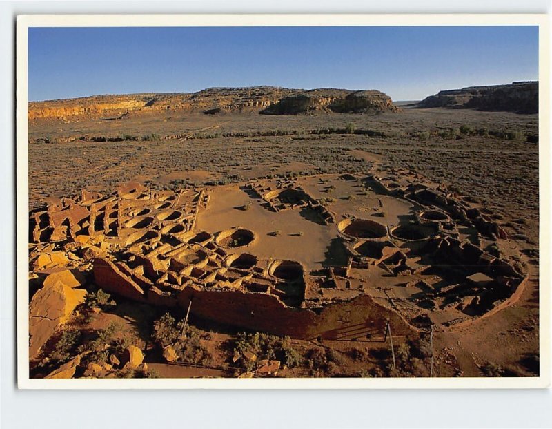 Postcard Pueblo Bonito Chaco Culture National Historic Park New Mexico USA