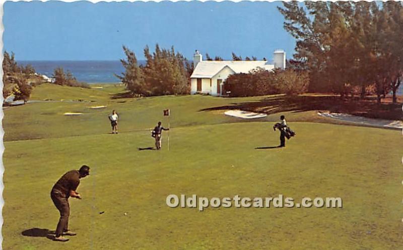 Golfing in Bermuda Golf Unused 