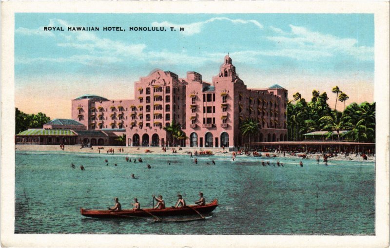 PC US, HAWAII, ROYAL HAWAIIAN HOTEL, HONOLULU, Vintage Postcard (b45707)