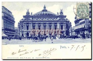 Old Postcard Paris Opera