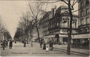 CPA NEUILLY-sur-SEINE - Avenue et rue de NEUILLY et rue d'Orléans (44310)