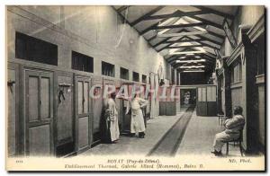 Postcard Old Cures Royat Hydrotherapy Gallery Allard