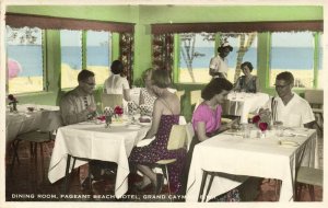 Cayman Islands B.W.I., GRAND CAYMAN, Pageant Beach Hotel, Dining Room, RPPC