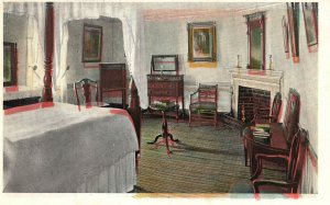 Vintage Postcard 1910's Lafayette's Room Mount Vernon Virginia VA