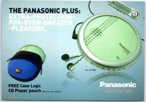 Postcard - Panasonic SL-CT700 portable CD player