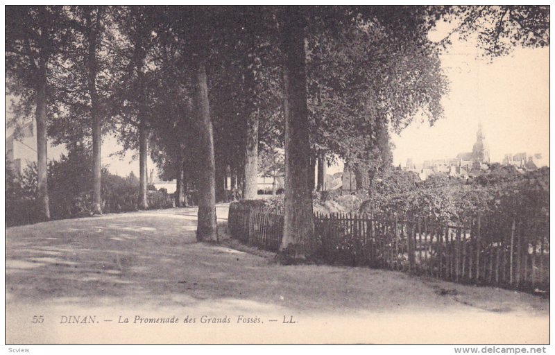 La Promenade Des Grands Fosses, DINAN (Côtes-d´Armor), France, 1900-1910s