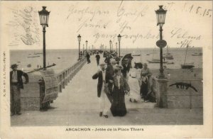 CPA ARCACHON-Jetée de la Place Thiers (27957)