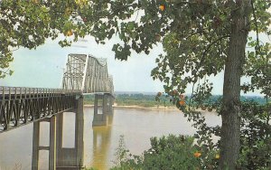 Missouri MO   JEFFERSON BARRACKS BRIDGE Saint Louis County 1963 Vintage Postcard