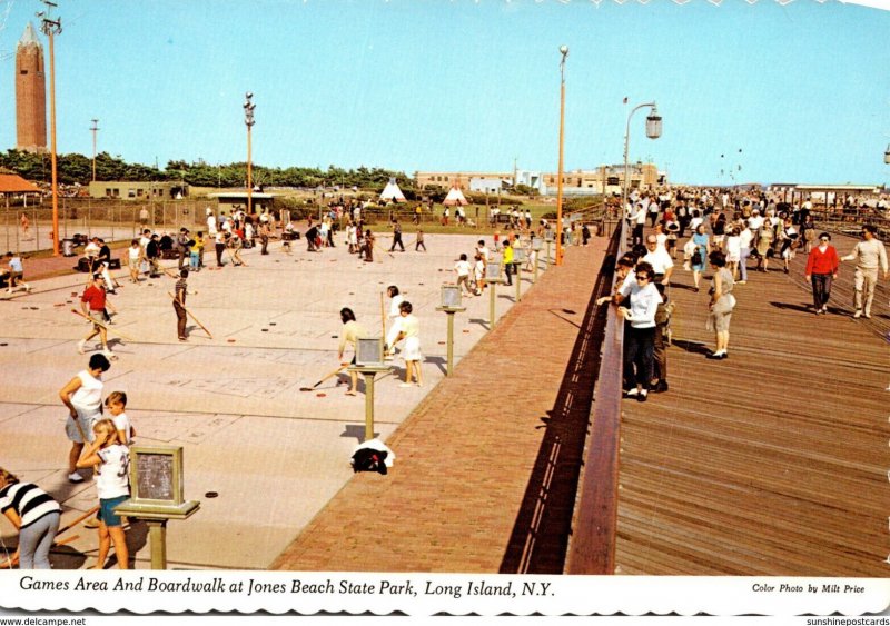 New York Long Island Jones Beach State Park Games Area and Boardwalk