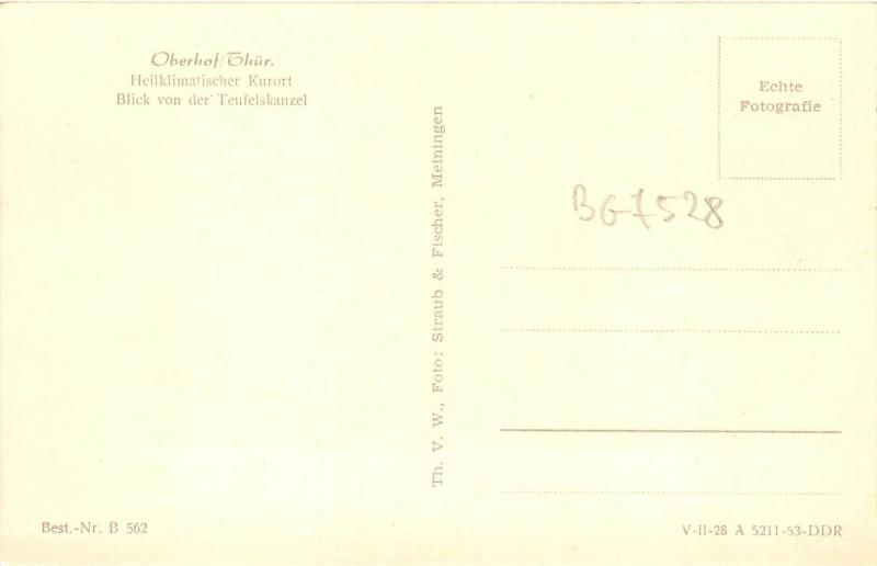 BG7528 oberhof thur heilklimatischer kurort  germany CPSM 14x9cm