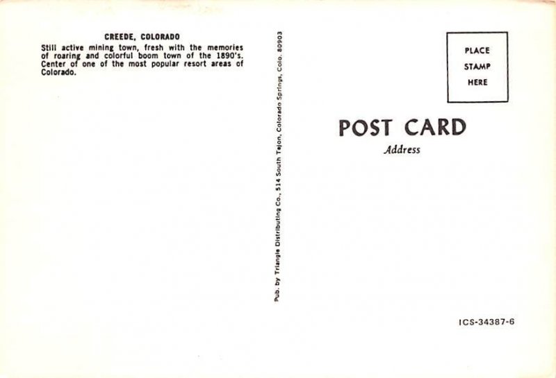 Creede   Colorado 