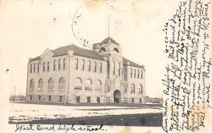 West Bend High School real photo West Bend, Iowa  