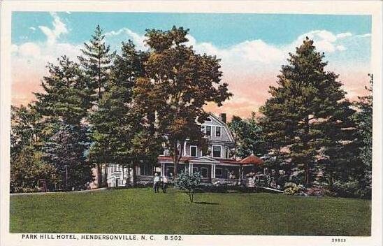 North Carolina Hendersonville Park Hill Hotel