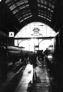 Budapest, Hungary - The Budapest Train Station - in 1994 - Artist Photo