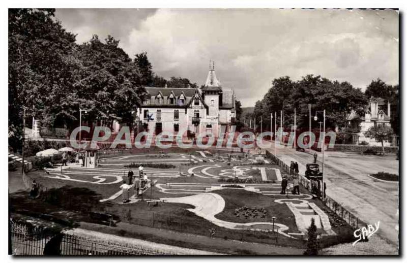 Old Postcard Bagnoles De L'Orne miniature golf and Htel Beausjour