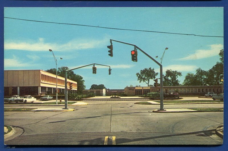 Wichita Kansas Lawrence Stadium Exterior view Postcard A391