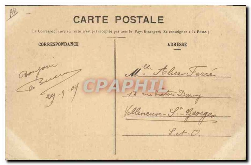 Old Postcard Folklore Guys Falaise and Ran map map lanterns