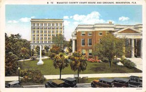 Manatee County Court House Bradenton Florida 1920s postcard