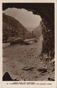 PC PAKISTAN, ROBERTSONS TUNNEL, Vintage REAL PHOTO Postcard (b43310)