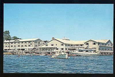 Boothbay Harbor, Maine/ME Postcard, Fisherman's Wharf Inn 
