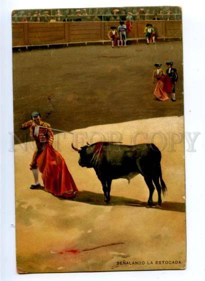 176877 Capro alimon BULL Matador Torero Vintage Stengel PC