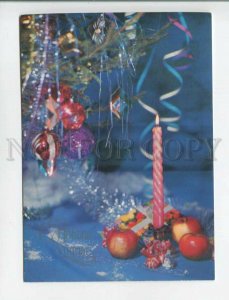 471287 1978 Kashlev Happy New candles apples airmail POSTAL STATIONERY postal