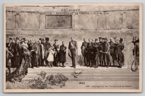 Belgium Pantheon Of The War Pantheon De Le Guerre Postcard X27