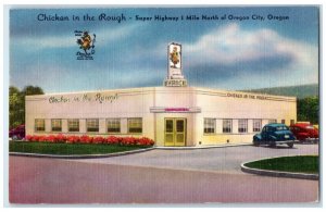 1952 Exterior View Chicken In The Rough Building Oregon City Oregon OR Postcard