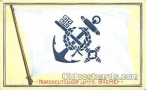 Bremen Norddeutscher Lloyd Ship Unused some corner wear, yellowing on back fr...