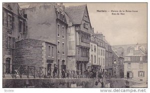 Morlaix (Finistère), France, 1900-1910s Maison de la Reine Anne , Rue du Mur