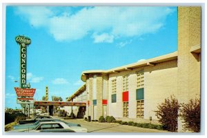 c1950 O'Hare Concord Motor Inn Hotel & Restaurant Des Plaines Illinois Postcard