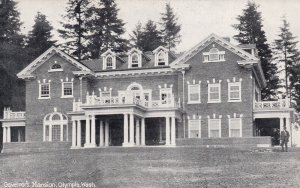 OLYMPIA, Washington, 1900-1910s; Governors Mansion