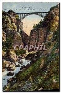 Postcard Old Baldy Briancon Bridge on Cerveyrette