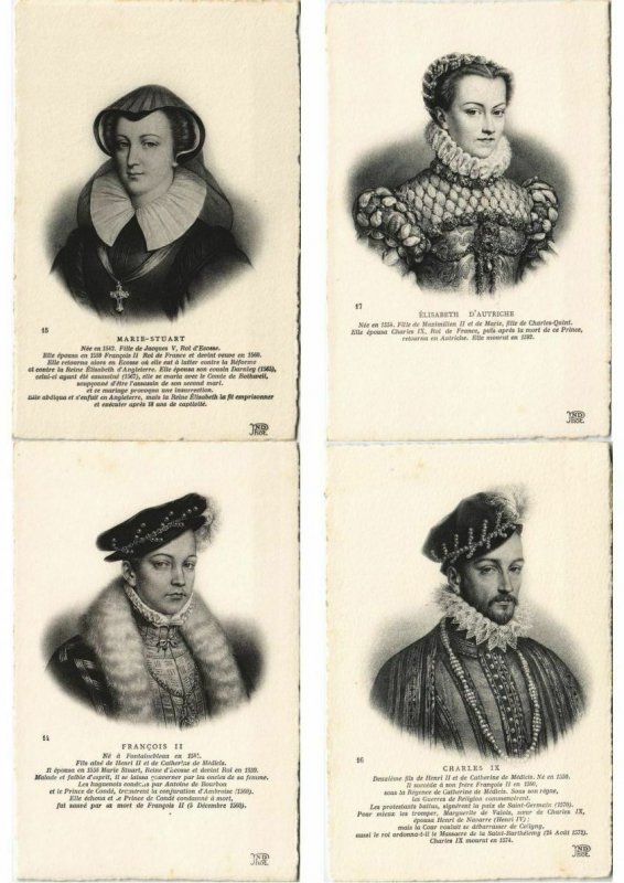 HISTORY FAMOUS PEOPLE  H.D. ORIGINAL BOX PORTRAITS HISTORIQUES 97 CP.(L2936)