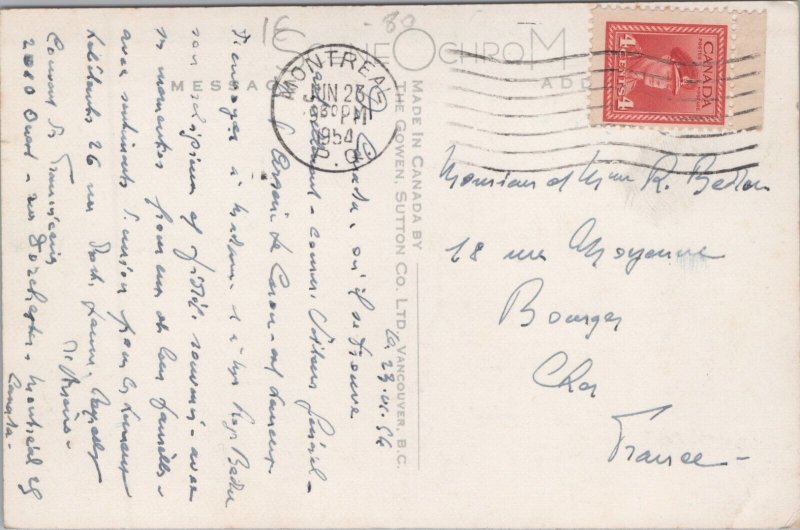 Canada Prospect Point Vancouver Canada Vintage RPPC C080