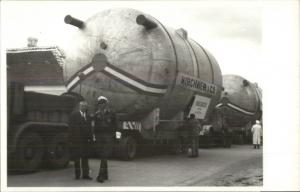 Austria - Giant Trucks Carrying Equipment Kirchner & Co Real Photo Postcard