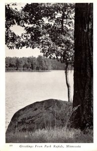 Minnesota Greetings From Park Rapids 1947 Real Photo