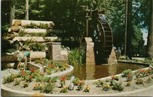 Water Wheel Chemainus BC Vancouver Island Unused Vintage Postcard G60