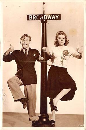 Mickey Rooney and Judy Garland Movie Poster  