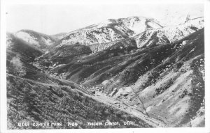 Utah Bingham Canyon Utah Copper Mine 1904 RPPC Photo Postcard 22-5929