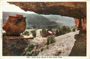 UT, Echo Canon, Utah, Pulpet Rock, No. 1026