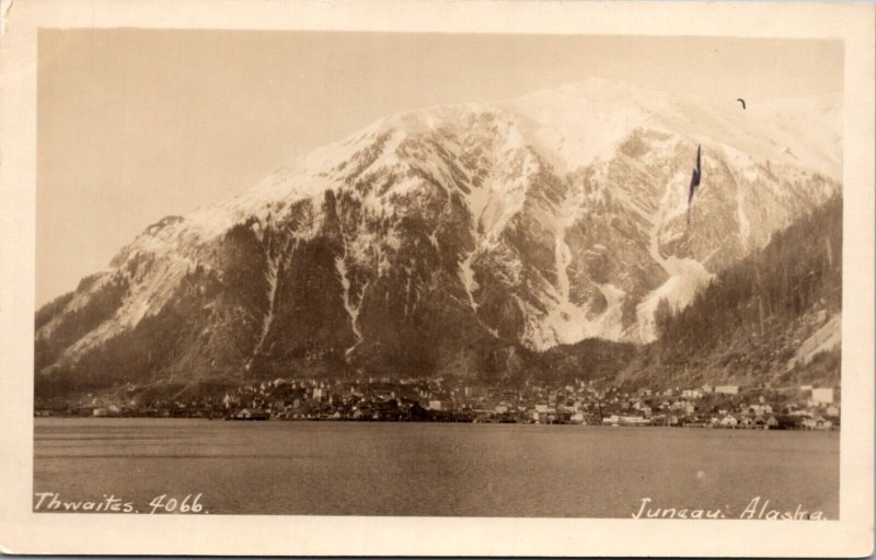 Real Photo Postcard View of Juneau, Alaska