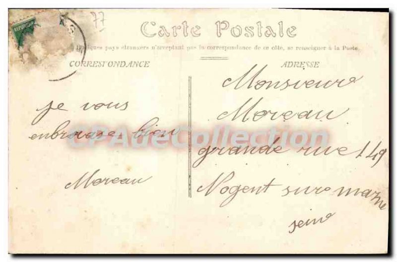 Old Postcard Provins Le Trou Aux Cats