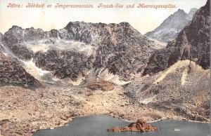 B23879 Tatra Tatry Frosch See und Meeeraugenspitze 1900 slovakia tengerszemesucs