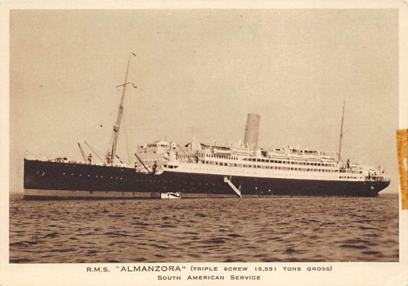 SS Almanzora Royal Mail Unused 
