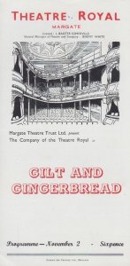 Gilt And Gingerbread Lionel Hale Rare Theatre Royal Margate Kent Programme