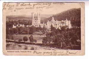 Balmoral Castle, Aberdeen Cancel, Used 1904, Scotland