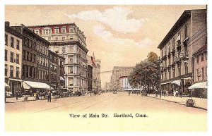 Connecticut  Hartford , View of Main Street