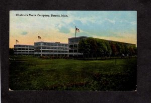 MI Chalmers Motor Company Plant Factory Detroit Michigan Postcard Cars Autos